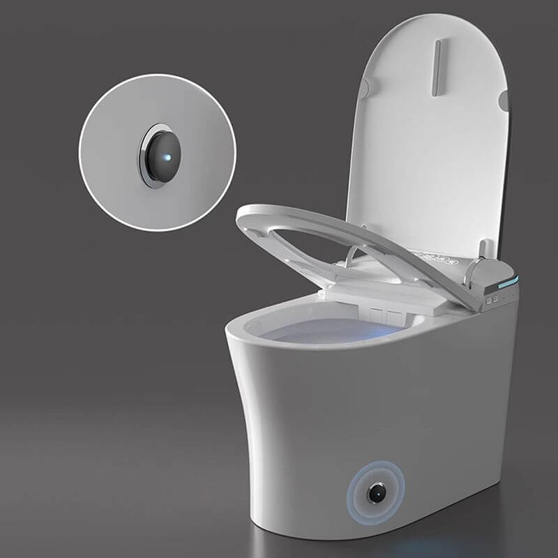 Bidet with modern bathroom decor