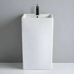 High-quality ceramic sink with durability features