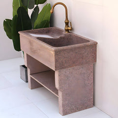 Stylish freestanding bathroom console sink