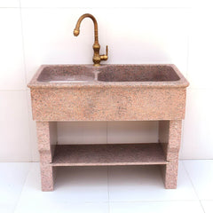 Stylish freestanding bathroom console sink