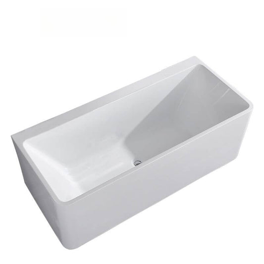 Bathroom showroom with stylish bathtub