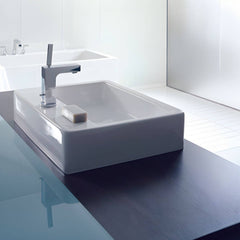 Contemporary bathroom vessel sink