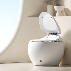 Modern bathroom fixture with heated seat