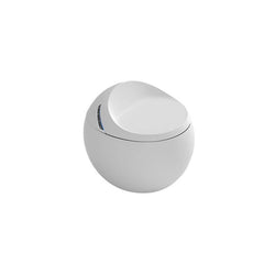 Elegant round bidet made of vitreous china