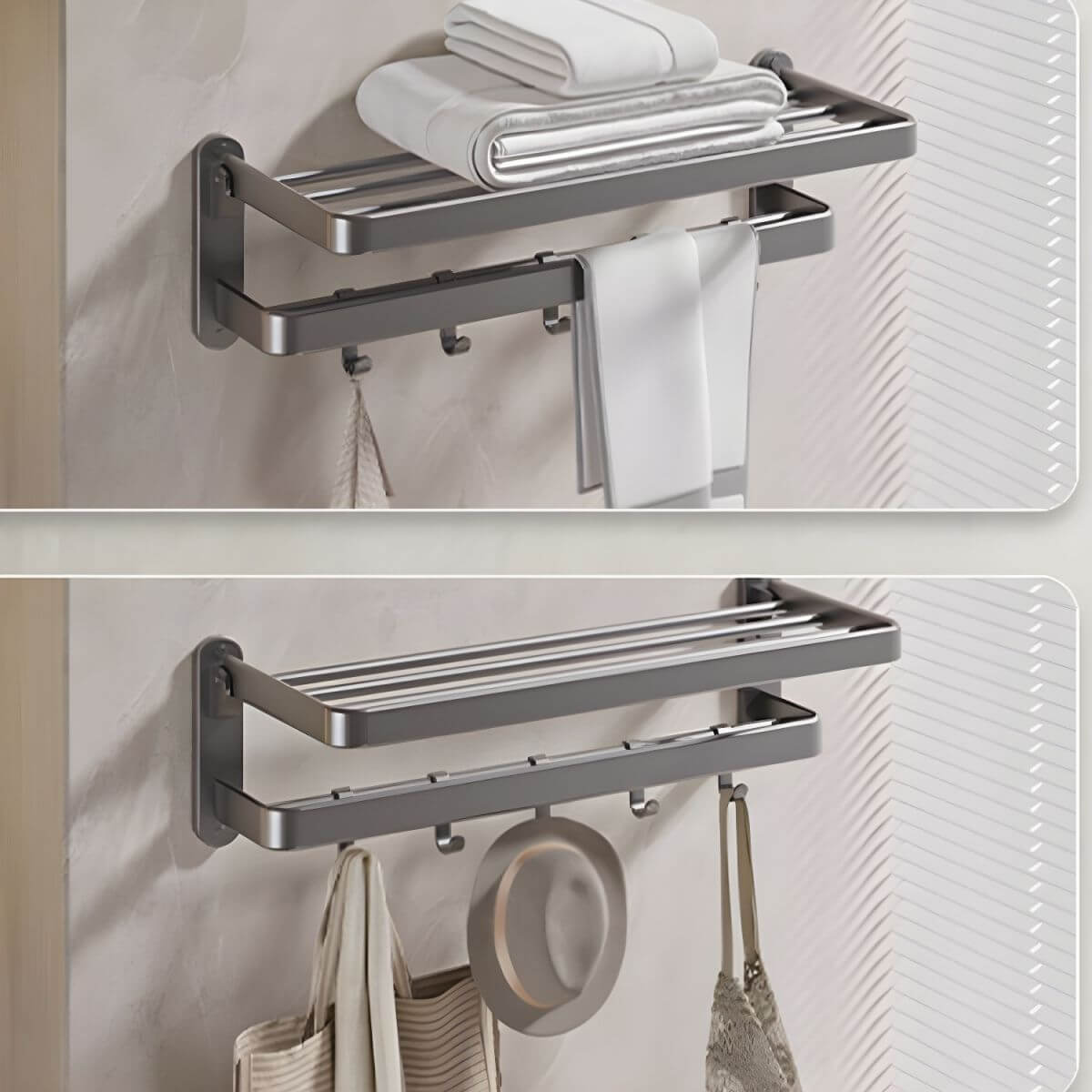 Scratch-resistant metal bath hardware