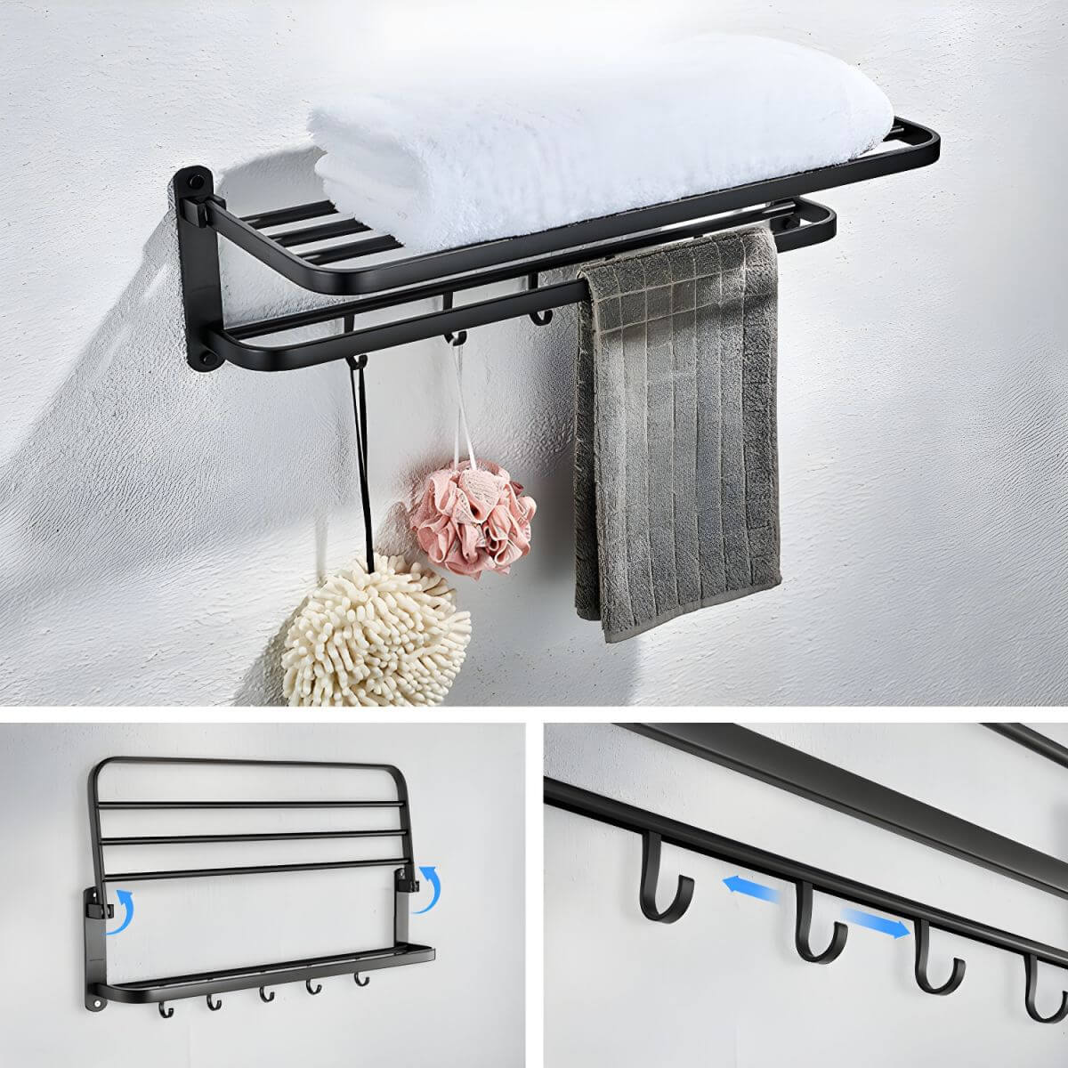 Metal Bath Shelf Display