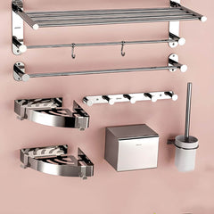 Rust resistant metal bathroom hardware set