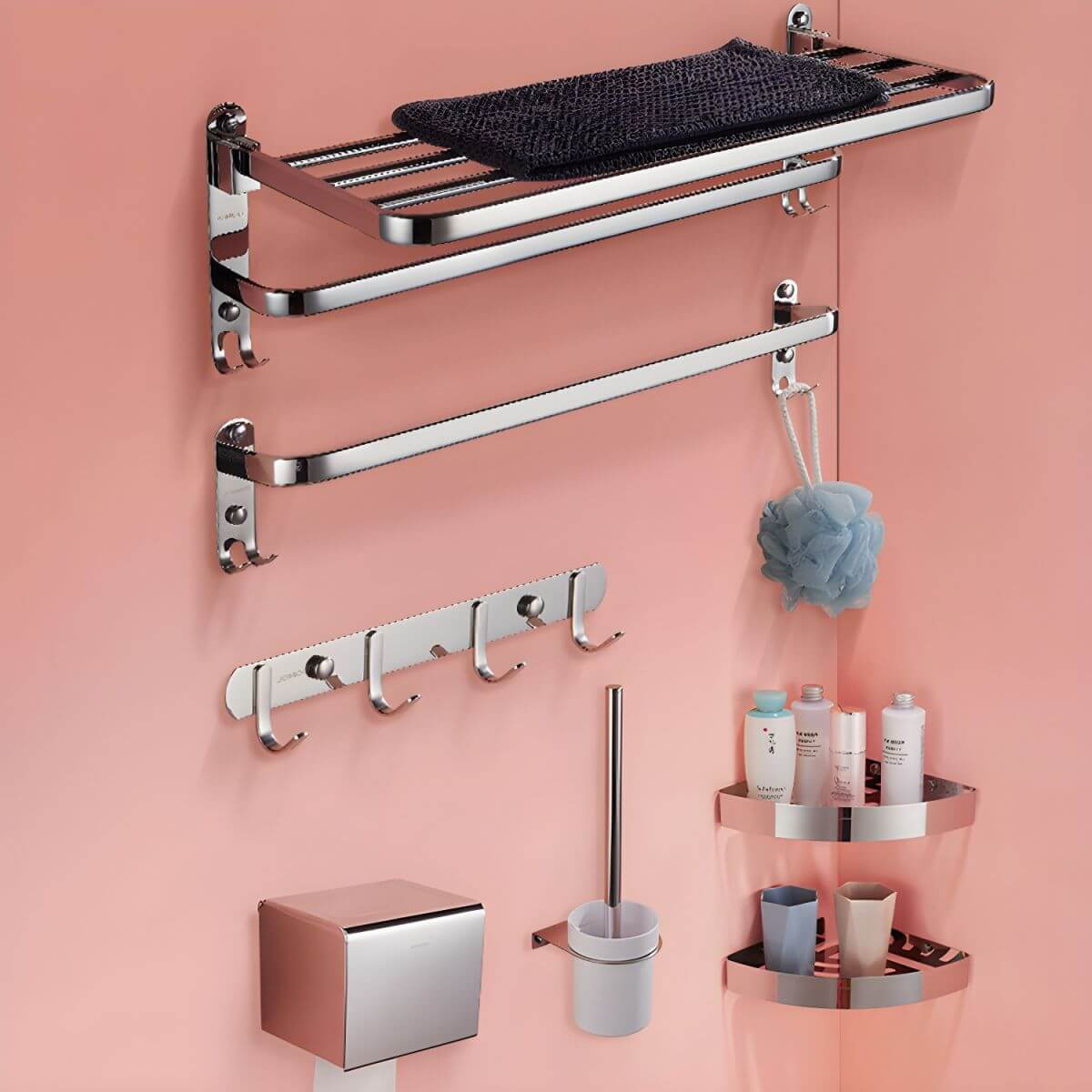 Stylish and functional bathroom essentials