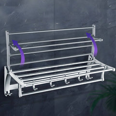 Modern Black Towel Rack for Bathroom