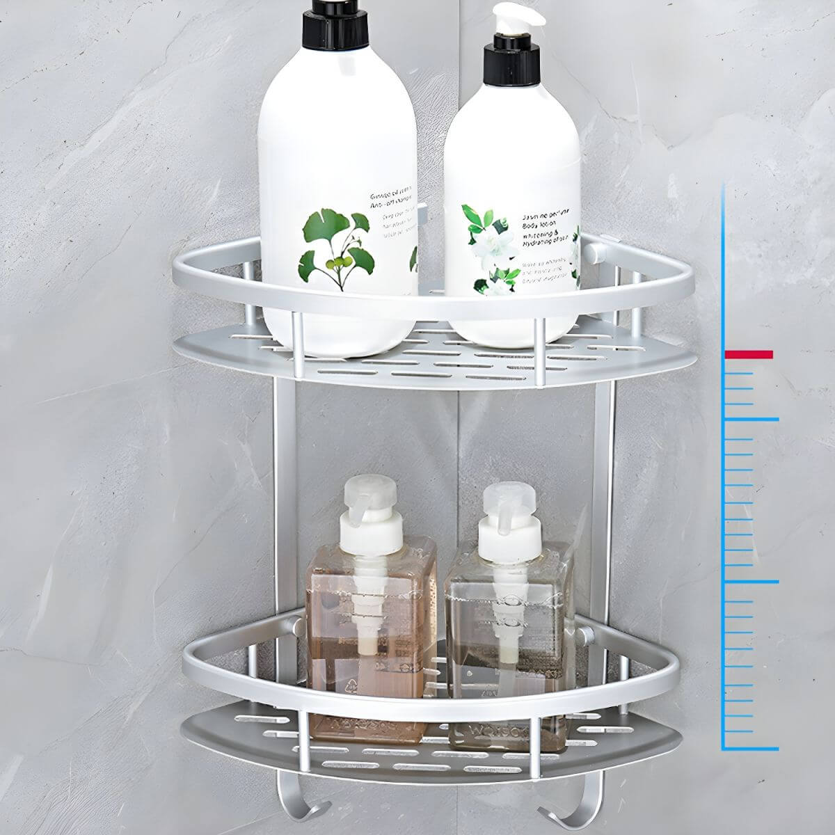 Stylish Silver Bathroom Accessories Set