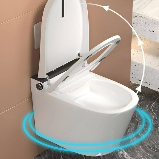 Stain-Resistant Wall Mount Bidet in White