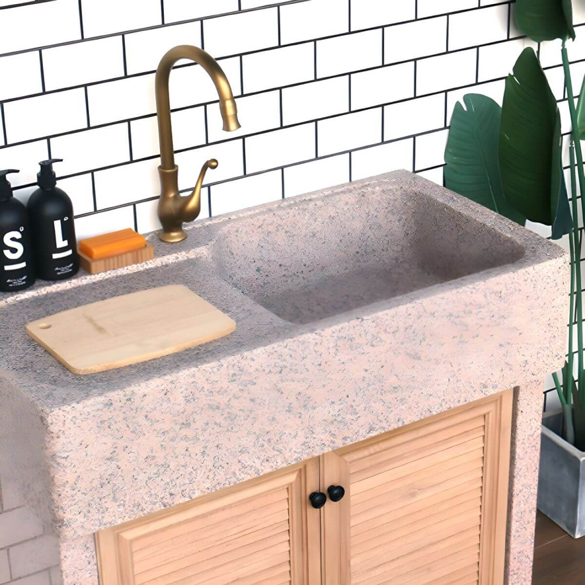 Stylish Console Sink Setup in Modern Decor