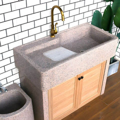 Shelving Included Console Sink modern design