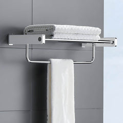 Contemporary bathroom accessory set with sleek design