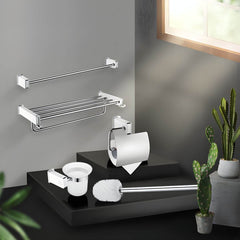 Rust resistant metal bathroom accessories