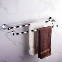 Gloss finish metal bathroom accessories