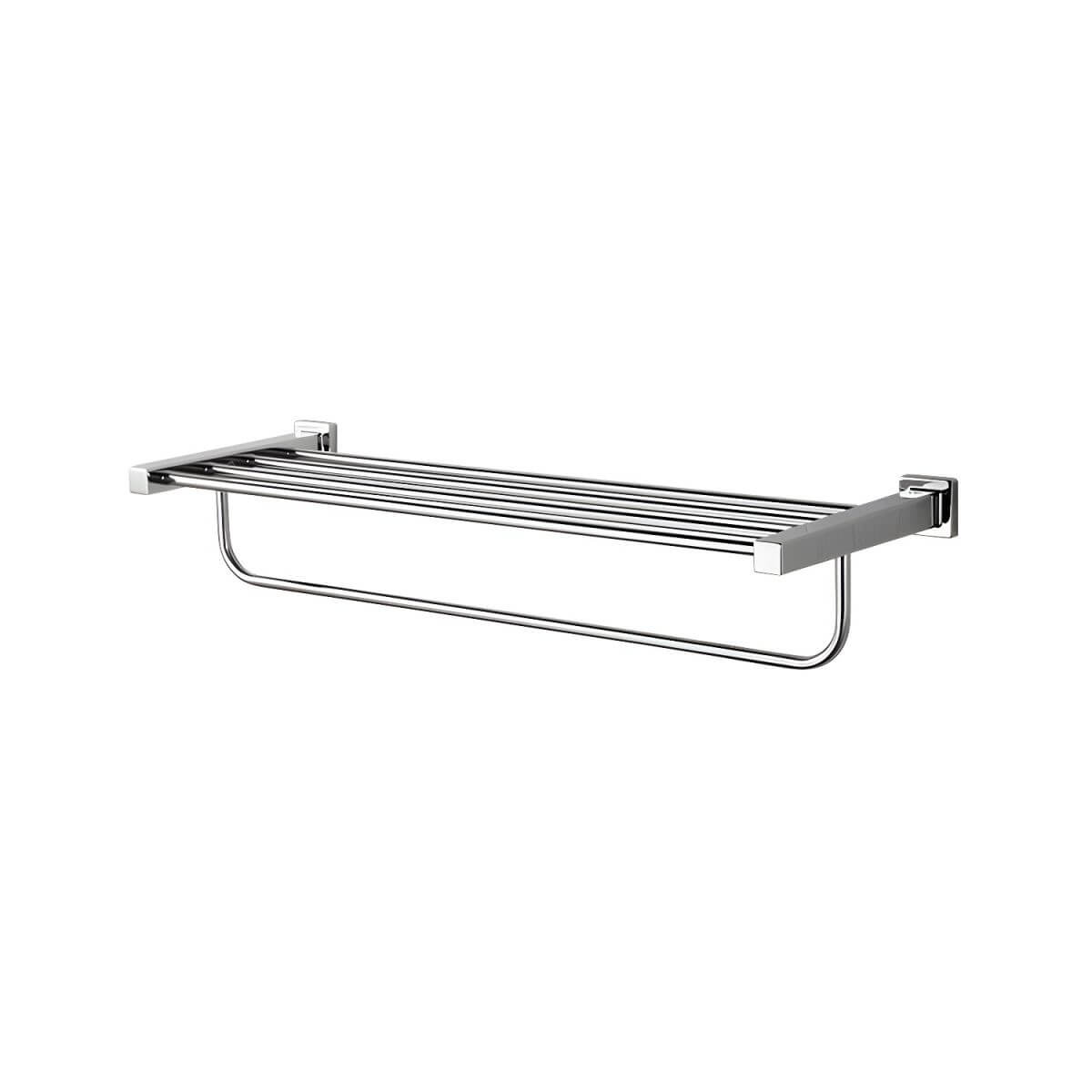 Scratch-resistant metal towel rack