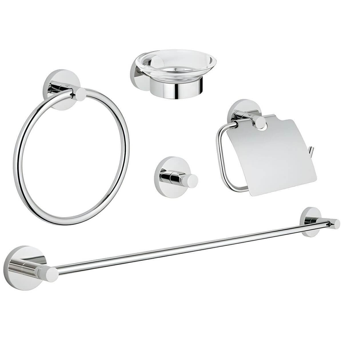 Corrosion Resistant Metal Bathroom Set