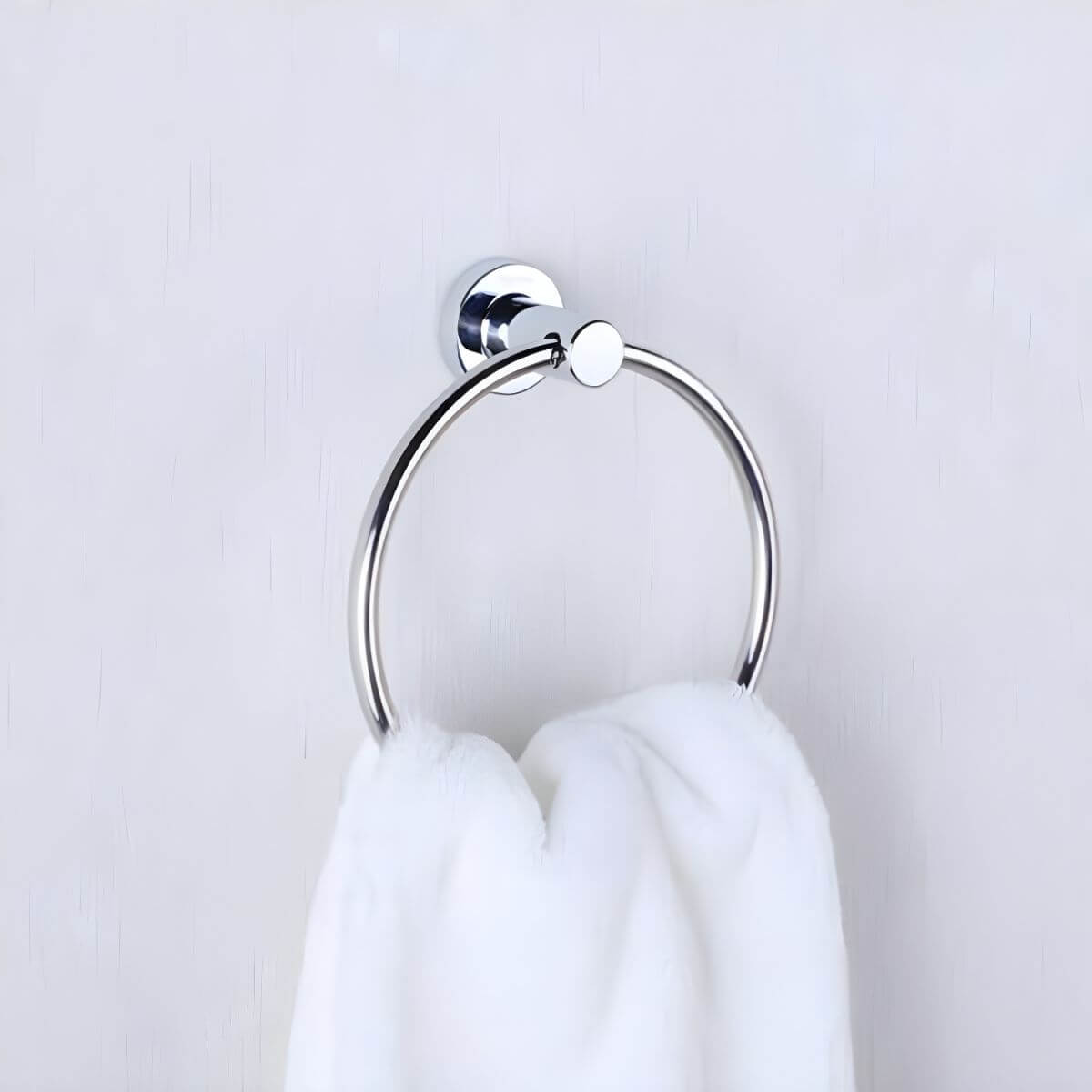 Toilet paper holder with glossy finish