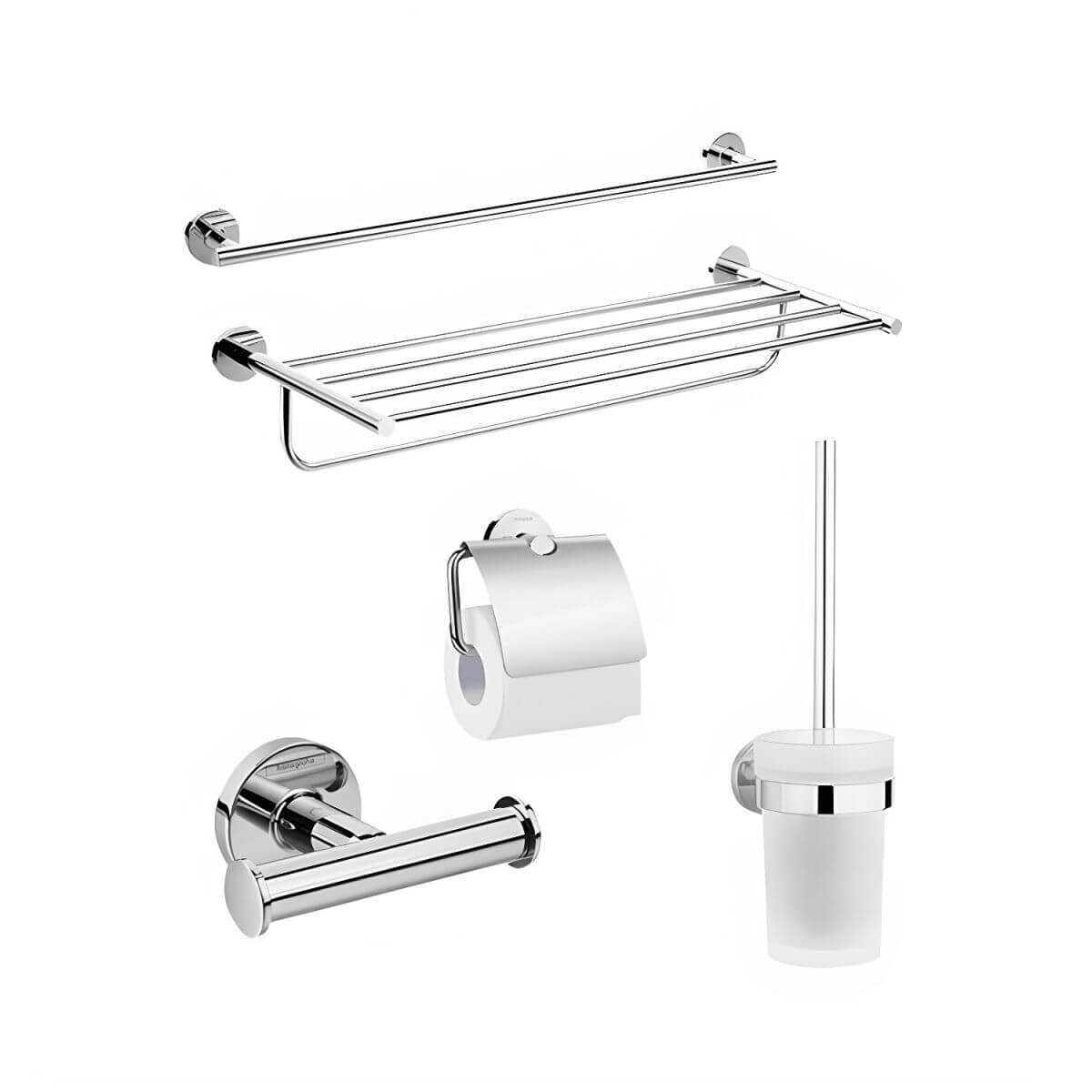 Functional bathroom accessory collection