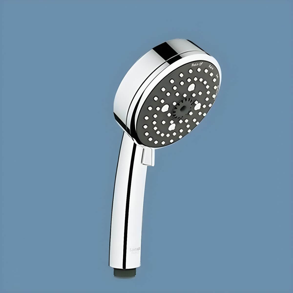 Silver modern wall mounted shower head