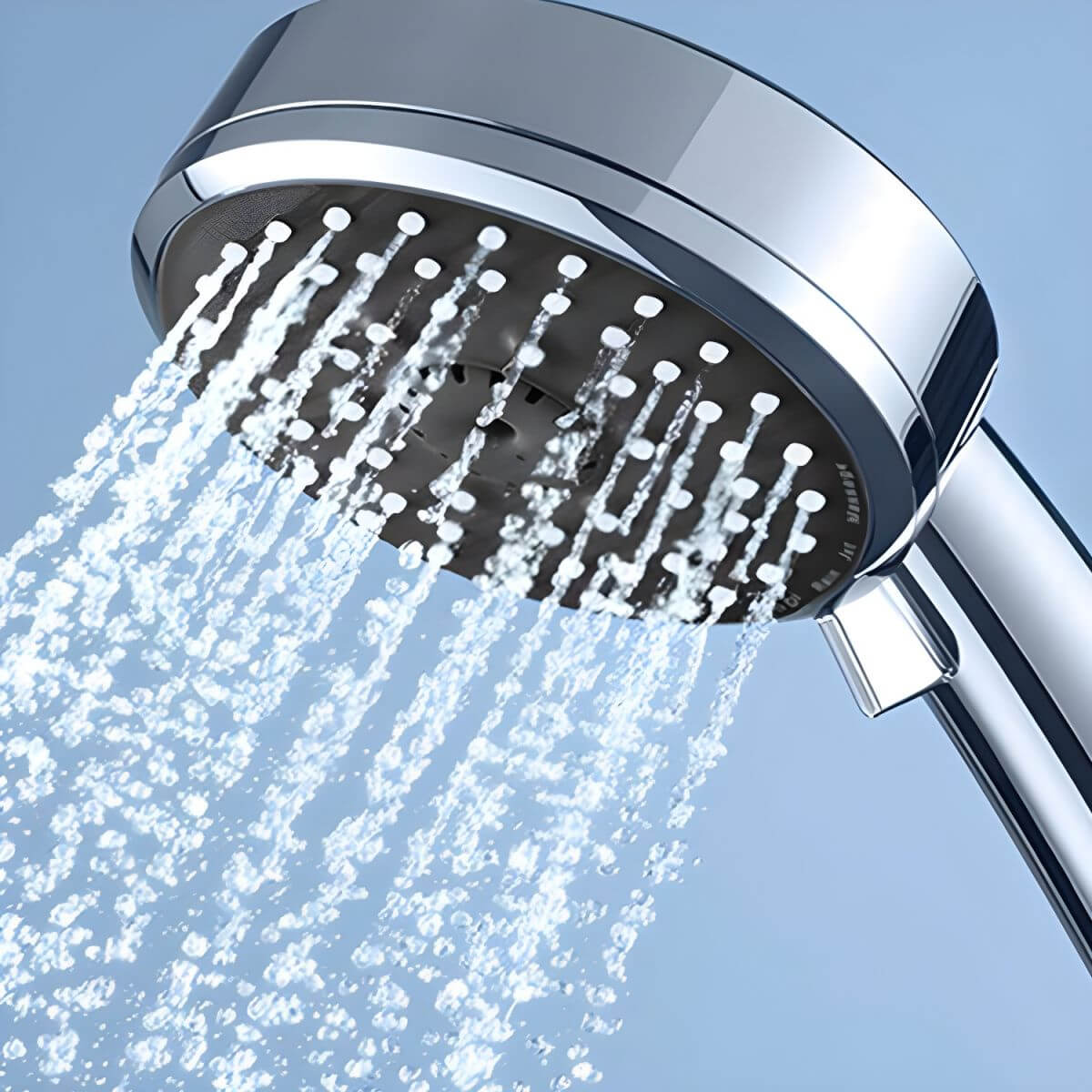 Handheld shower head with adjustable spray pattern