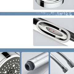 Wall mounted modern shower head