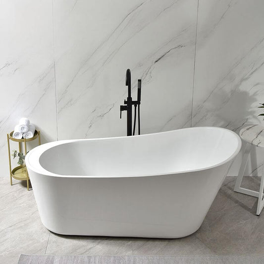Einfache Plexiglas-Oval-Freistehende Badewanne