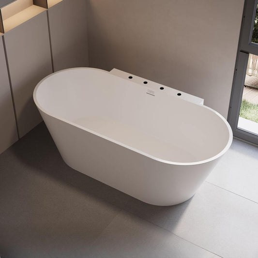 Stylish Oblique Bathtub in Modern Bathroom