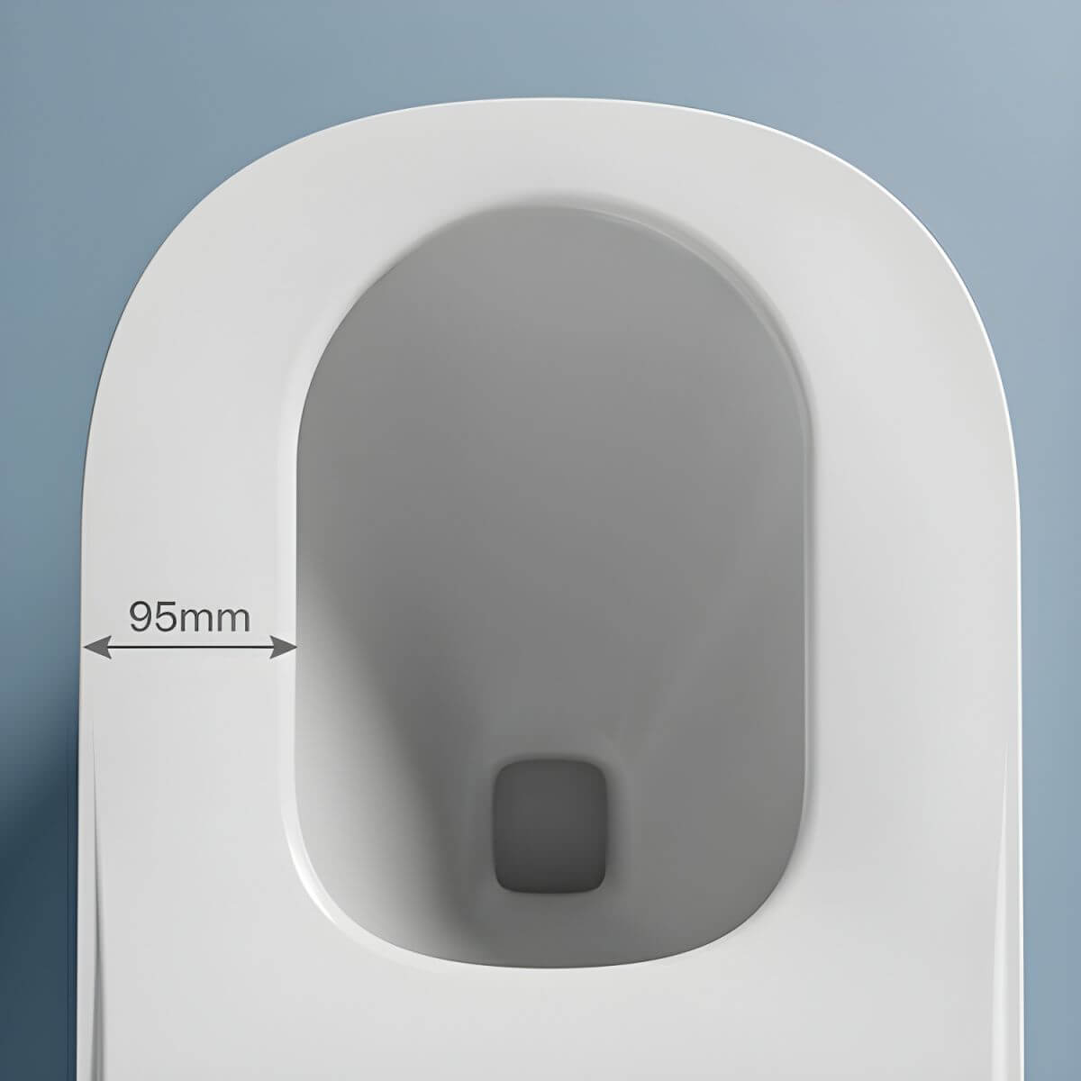 Vitreous china material bidet