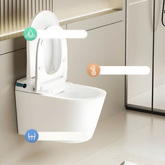 Modern bathroom bidet with antimicrobial features