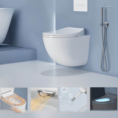 Close-up of Vitreous China bidet surface