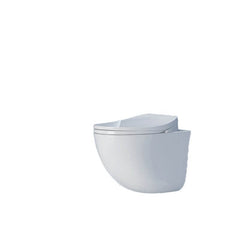 White wall mount bidet installation