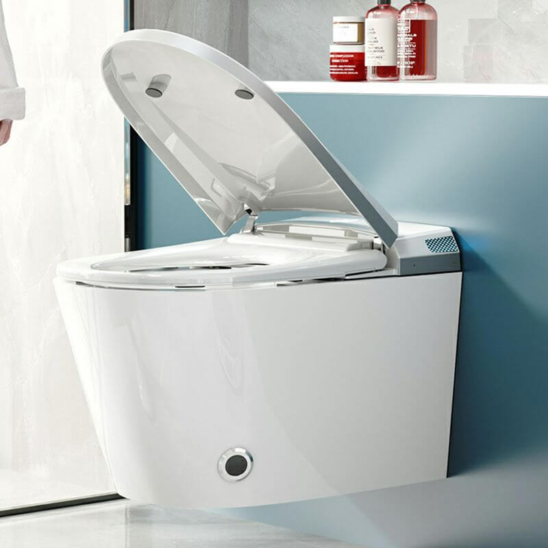 Stain-Resistant Wall Mount Bidet Grey Finish