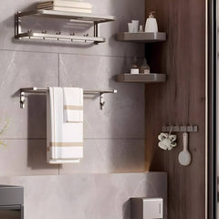 Stylish 7 Piece Metal Bathroom Hardware Set Overview