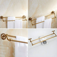 Luxury gold bathroom accessories for modern design