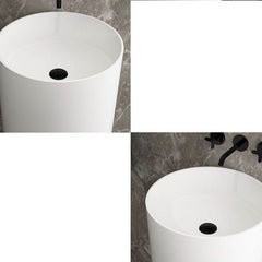 Stylish pedestal sink for modern bathrooms