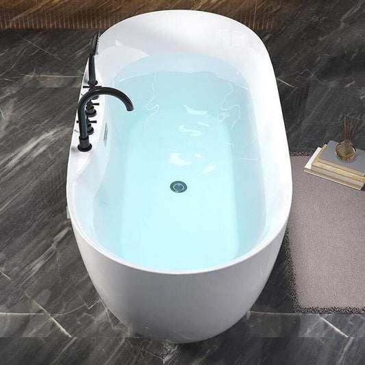 Trendy Oval Chalk freestanding bathtub
