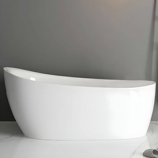 Comfortable single slipper bathtub design