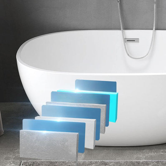 Rolltop-Design freistehende Badewanne