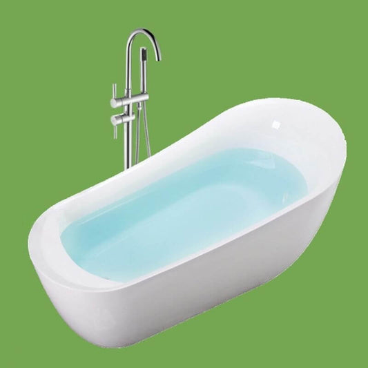 Luxe soaking tub in minimalist style