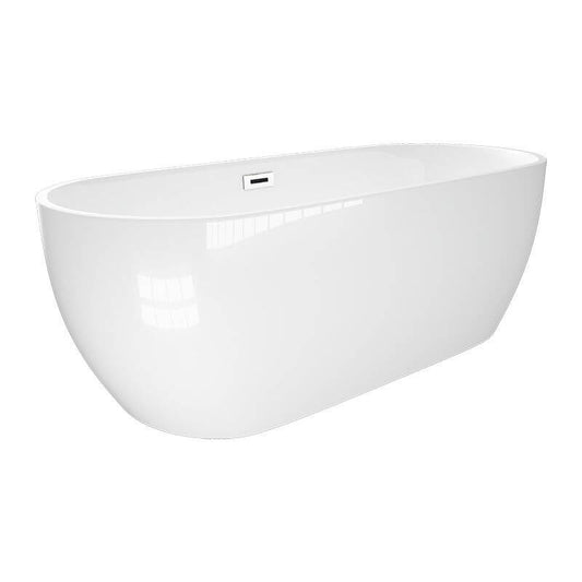 Moderne Acryl-Badewanne in ovaler Form