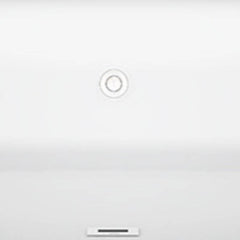 Elegante weiße Badewanne