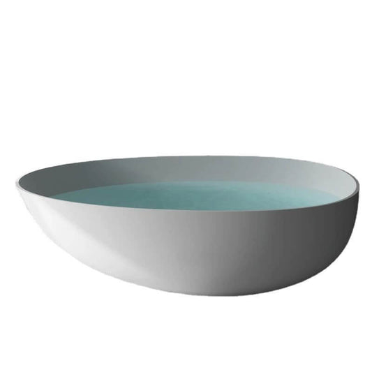 Modern white slipper bathtub