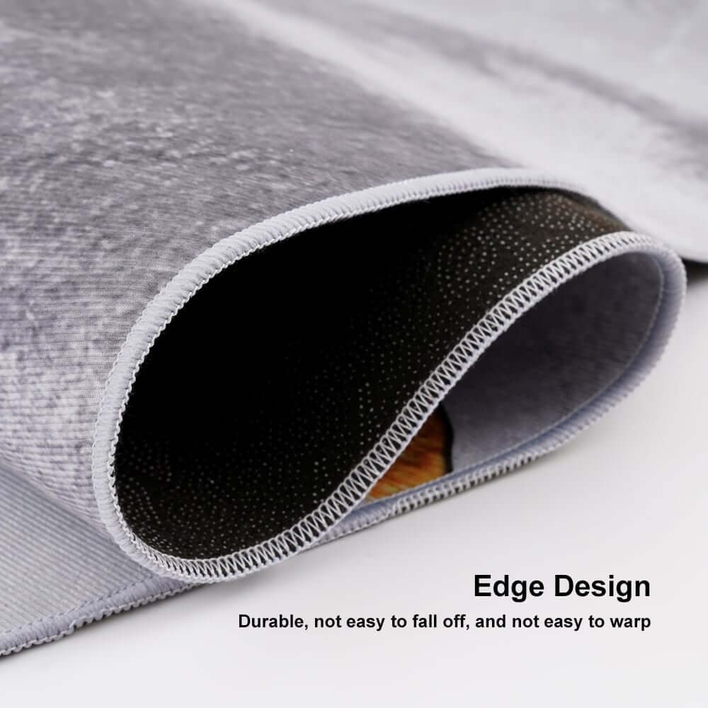 Abstract Polyester Area Rug in Modern Geometric Design