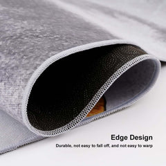 Abstract Polyester Area Rug in Modern Geometric Design