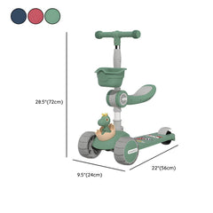 Adjustable Dinosaur Scooter with Light-Up Wheels for Toddlers Dimensions