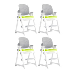 Adjustable Height Kids Desk Chair with Arms and Upholstered Seat