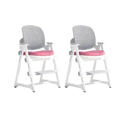 Adjustable Height Kids Desk Chair with Arms and Upholstered Seat