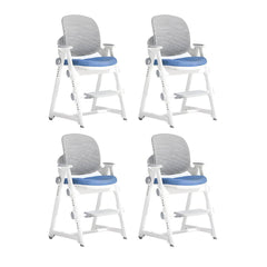Adjustable Height Kids Desk Chair with Arms and Upholstered Seat